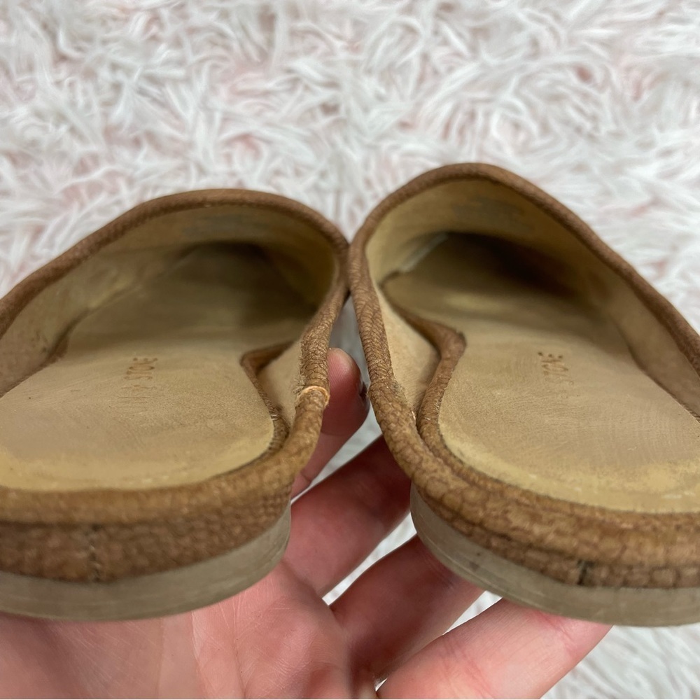 SUN + STONE Ninna Mules size 5.5 Tan color - Picture 6 of 11